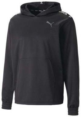 Puma FIT LIGHTWEIGHT PWRFLEECE HOODIE Pánska mikina, čierna, veľkosť