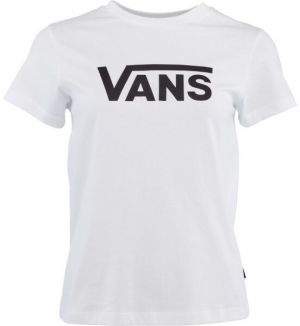 Vans WM DROP V SS CREW-B Dámske tričko, biela, veľkosť