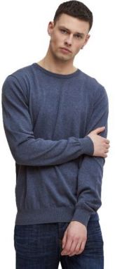 BLEND BHNOLEN PULLOVER Pánsky sveter, tmavo modrá, veľkosť