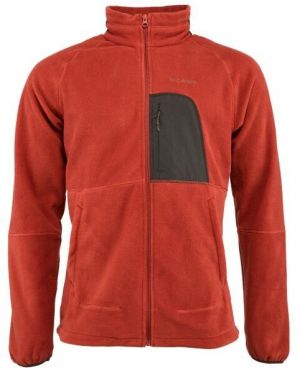 Columbia RAPID EXPEDITION FULL ZIP FLEECE Pánska mikina, červená, veľkosť