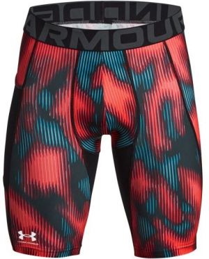 Under Armour HG PRINTED LONG SHORTS Pánske šortky, oranžová, veľkosť