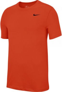 Nike DRY TEE DFC CREW SOLID M Pánske tréningové tričko, oranžová, veľkosť