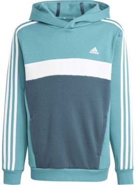 adidas 3S TIB FL HD Chlapčenská mikina, zelená, veľkosť