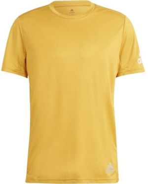 adidas RUN IT TEE M Pánske bežecké tričko, žltá, veľkosť
