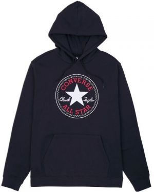 Converse STANDARD FIT CENTER FRONT LARGE CHUCK PATCH CORE PO HOODIE B Pánska mikina, čierna, veľkosť