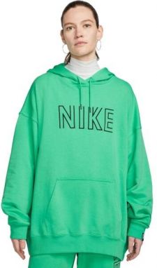 Nike NSW FT OS FLC PO HOODIE SW Dámska mikina, zelená, veľkosť