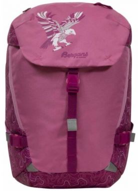 Bergans AKSLA 24 LID Detský školský batoh, ružová, veľkosť