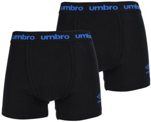 Umbro BOXER SHORT 2 PACK Pánske boxerky, čierna, veľkosť