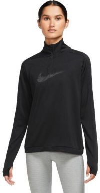 Nike DF SWOOSH HBR HZ PACER Dámska bežecká mikina, čierna, veľkosť