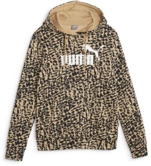 Puma ESS+ ANIMAL AOP HOODIE Dámska mikina s kapucňou, čierna, veľkosť