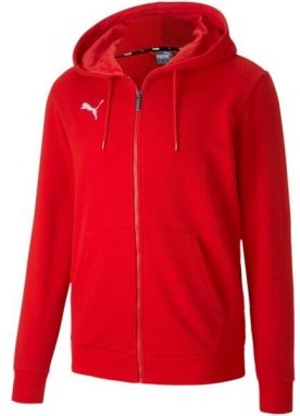 Puma TEAMGOAL 23 CASUALS HOODED JACKET Pánska športová mikina, červená, veľkosť