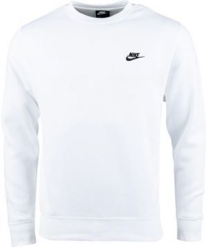 Nike SPORTSWEAR CLUB Pánska mikina, biela, veľkosť