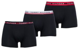 Tommy Hilfiger FASHION STRIPE-3P TRUNK Pánske boxerky, čierna, veľkosť