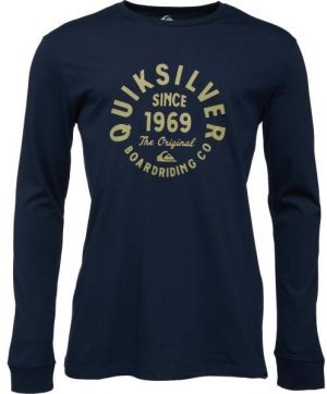 Quiksilver CIRCLED SCRIPT FRONT Pánske tričko, modrá, veľkosť