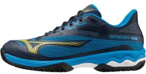 Mizuno WAVE EXCEED LIGHT 2 CC Pánska tenisová obuv, modrá, veľkosť 42