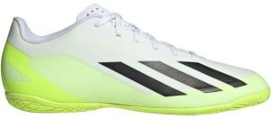 adidas X CRAZYFAST.4 IN Pánska halová obuv, biela, veľkosť 44 2/3