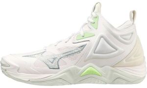 Mizuno WAVE MOMENTUM 3 MID W Dámska halová obuv, biela, veľkosť 36.5