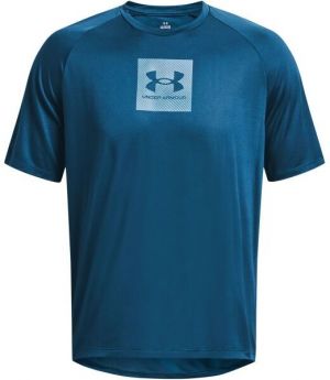 Under Armour TECH PRINT FILL SS Pánske tričko, modrá, veľkosť