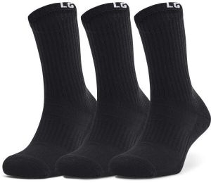 Under Armour CORE CREW 3PK Pánske ponožky, čierna, veľkosť
