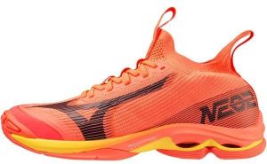 Mizuno WAVE LIGHTNING NEO 2 Pánska volejbalová obuv, oranžová, veľkosť 43