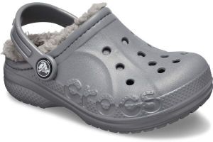 Crocs BAYA LINED CLOG T Detské šľapky, sivá, veľkosť 22/23