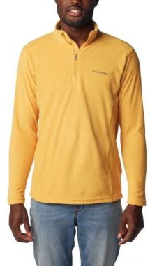 Columbia KLAMATH RANGE II HALF ZIP Pánska outdoorová mikina, žltá, veľkosť