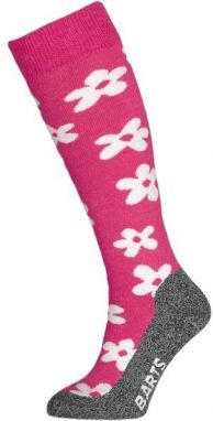 BARTS SKISOCK FLOWER KIDS Detské ponožky na lyže, ružová, veľkosť