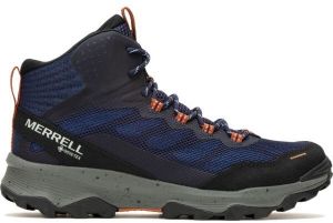 Merrell SPEED STRIKE MID GTX Pánska outdoorová obuv, tmavo modrá, veľkosť 44.5