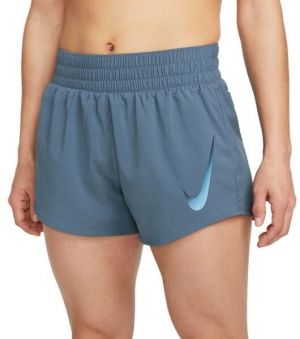 Nike SWOOSH SHORT VENEER VERS Dámske šortky, modrá, veľkosť