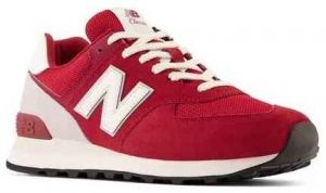 New Balance U574WQ2 Pánska voľnočasová obuv, červená, veľkosť 37