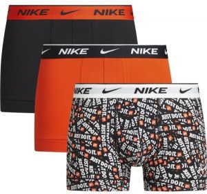 Nike EDAY COTTON STRETCH Pánske boxerky, oranžová, veľkosť