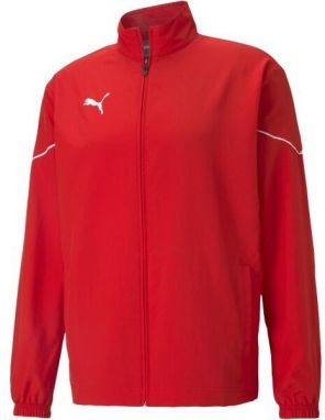 Puma TEAMRISE SIDELINE JACKET Pánska mikina, červená, veľkosť