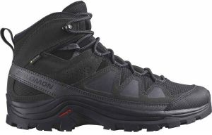 Salomon QUEST ROVE MID GTX Pánska kožená turistická obuv, čierna, veľkosť 46 2/3