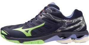 Mizuno WAVE VOLTAGE Pánska volejbalová obuv, modrá, veľkosť 42.5