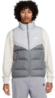 Nike STORM-FIT WINDRUNNER Pánska vesta, sivá, veľkosť