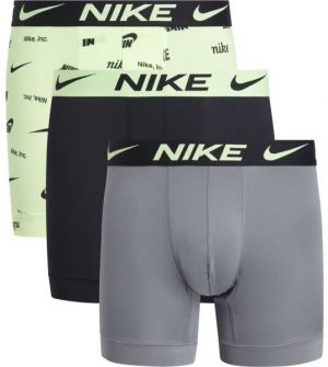 Nike DRI-FIT ESSENTIAL MICRO BOXER BRIEF 3PK Pánske boxerky, svetlo zelená, veľkosť