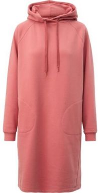 s.Oliver QS HOODIE LS DRESS Dámske športové šaty, ružová, veľkosť