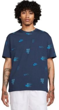Nike NSW TEE M90 12MO LBR AOP Pánske tričko, tmavo modrá, veľkosť