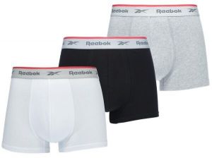 Reebok TRUNK OVETT 3pk Pánske boxerky, čierna, veľkosť