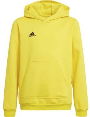 adidas ENT22 HOODY Y juniorská futbalová mikina, žltá, veľkosť