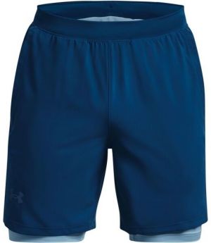 Under Armour UA LAUNCH 7'' 2-IN-1 SHORT Pánske bežecké šortky, modrá, veľkosť