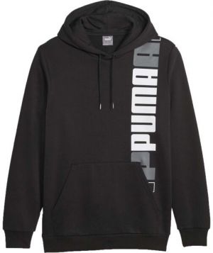 Puma ESSENTIALS + LOGO LAB HOODIE FL Pánska mikina, čierna, veľkosť