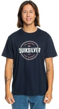 Quiksilver CIRCLE UP Pánske tričko, tmavo modrá, veľkosť