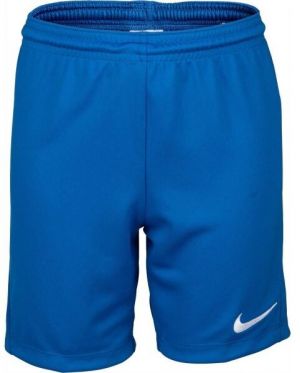 Nike DRI-FIT PARK 3 JR TQO Chlapčenské futbalové šortky, modrá, veľkosť