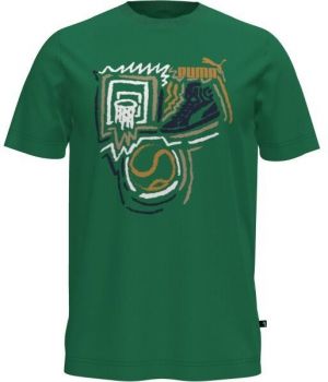 Puma GRAPHIC YEAR OF SPORTS TEE Pánske tričko, zelená, veľkosť