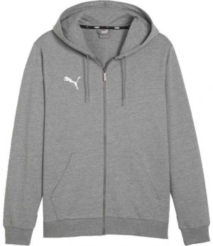 Puma TEAMGOAL CASUALS HOODED Pánska mikina, sivá, veľkosť