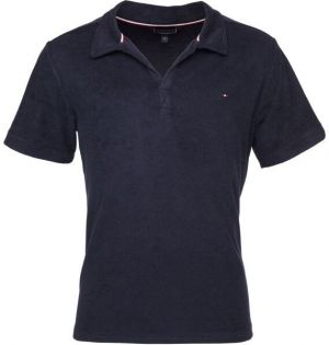 Tommy Hilfiger TERRY SHIRT Pánske tričko polo, tmavo modrá, veľkosť