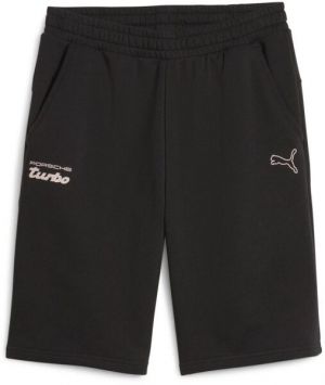 Puma PORSCHE LEGACY ESSENTIALS SHORTS Pánske kraťasy, čierna, veľkosť