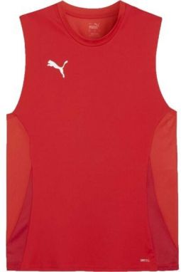 Puma TEAMGOAL SLEEVELESS JERSEY Pánske športové tielko, červená, veľkosť