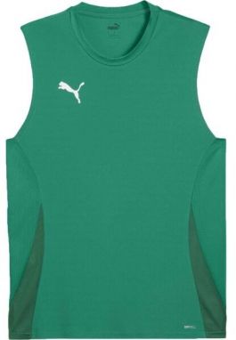 Puma TEAMGOAL SLEEVELESS JERSEY Pánske športové tielko, zelená, veľkosť